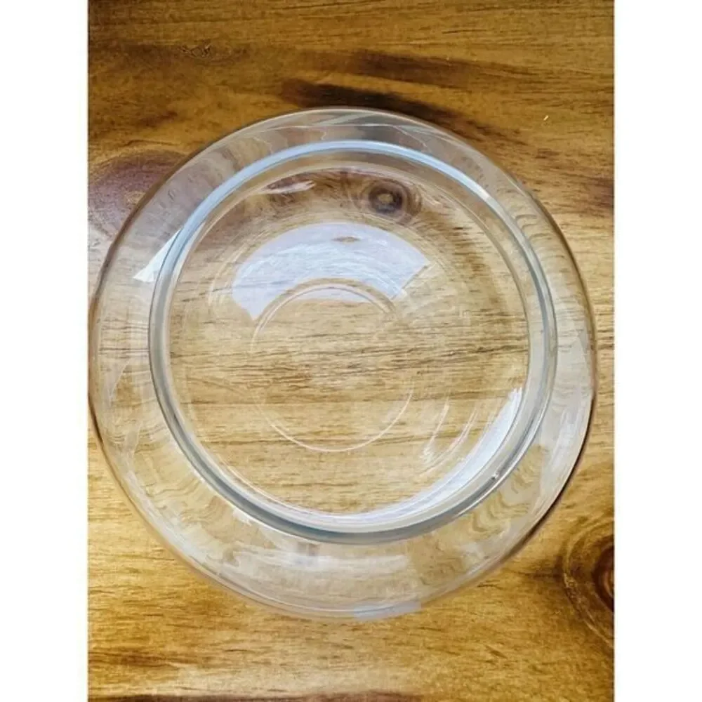 Vintage Art Deco Glass Powder Octagon Celluloid Lidded Jar La Parisienne France‎